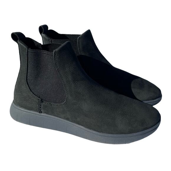 Sperry Coastal Plushwave Chelsea Boot Nubuck in Black Size 7.5 - Picture 1 of 8
